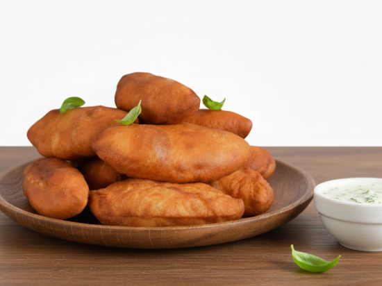 Пирожки жареные с картошкой