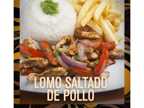 Pollo saltado