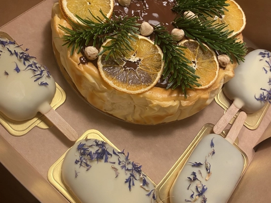 Sernik biała czekolada-mascarpone