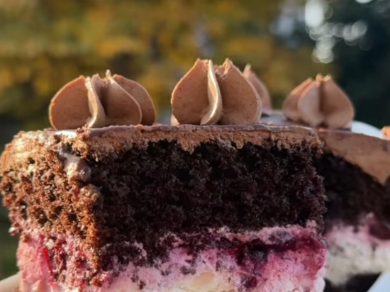 Chocolate Cherry Cake.