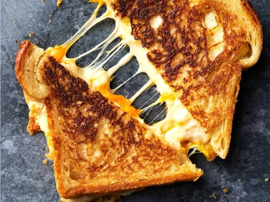 American Grilled Cheese Sandwich with Pepperoni