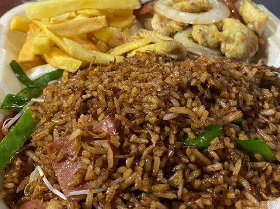 Rice Cantonés Costa Rican Style