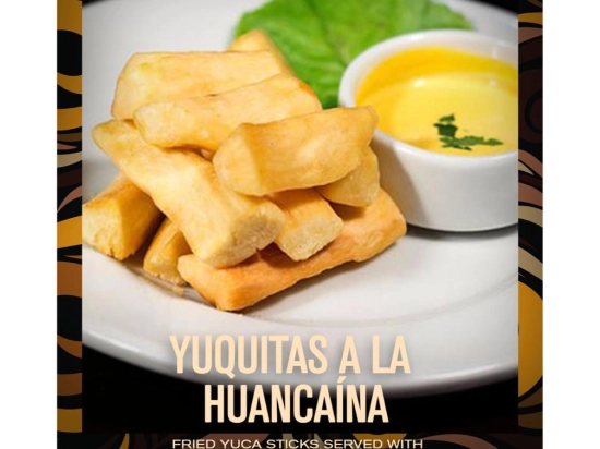 Yuquitas a la huancaina