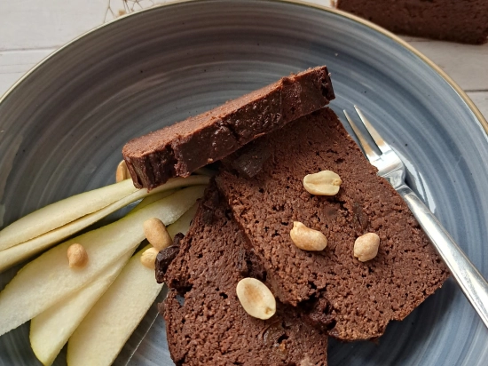 High protein brownie z fasoli bez cukru