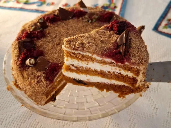 Tort karmelowy miód