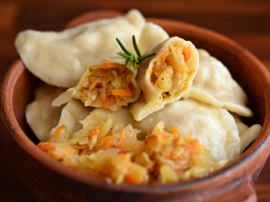 Pierogi z kapustą i borowikami VEGA - 10 szt