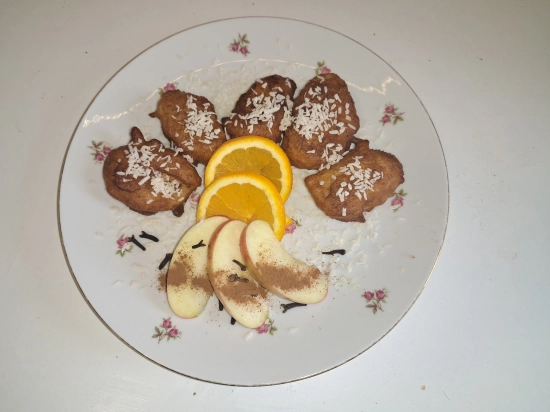Banan w cieście kokosowo-cynamonowym