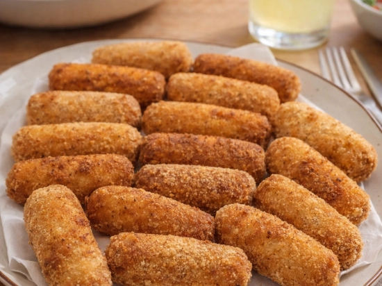 Portugalskie Krokiety z Wieprzowiną