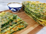 Afghani Bolani (dwa tradycyjne afgańskie placki z jogurtem i chutney)
