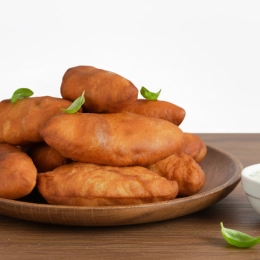 Пирожки жареные с картошкой