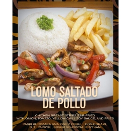 Pollo saltado