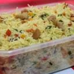 Fried Rice with chicken and shrimps 3 L
