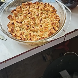 Chlebek czosnkowy rwany