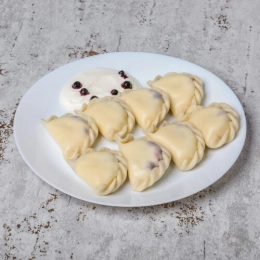 Pierogi z twarogiem na słodko