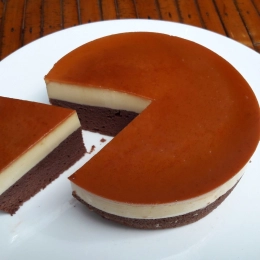 Ciasto Flan z Karmelą 16cm