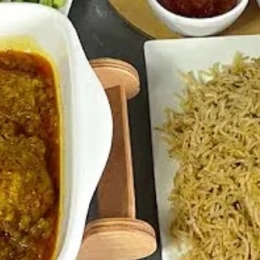 Afghani Plao z gulaszem z klopsikami
