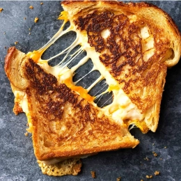 American Grilled Cheese Sandwich with Pepperoni
