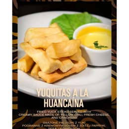 Yuquitas a la huancaina
