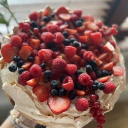 Beza Pavlova  29 cm średnicy (mała)