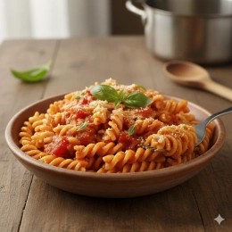 fusilli marinara