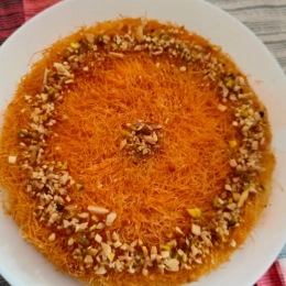 Kunafa - traditional Middle Eastern dessert!