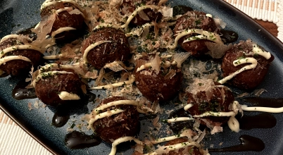 Takoyaki (japońskie kulki z ośmiornicą)