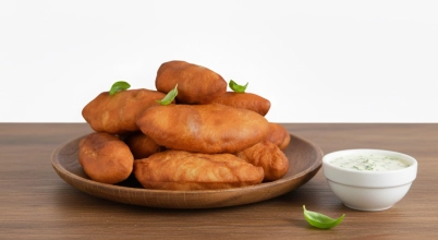 Пирожки жареные с картошкой