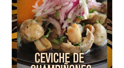 Ceviche de champiñones