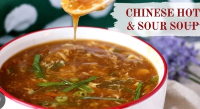 Chicken hot and sour soup