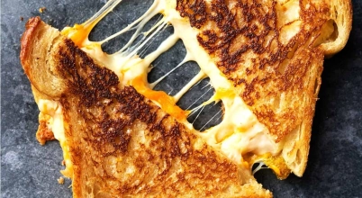 American Grilled Cheese Sandwich with Pepperoni