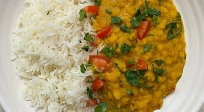 Dal with rice