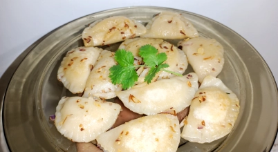 Pierogi z kapusta i grzybami